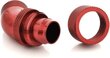 BitsPower 1/4", 16/13 mm, Red (BP-DBR45R2CPF-CC4) cena un informācija | Ūdens dzesēšana - aksesuāri | 220.lv