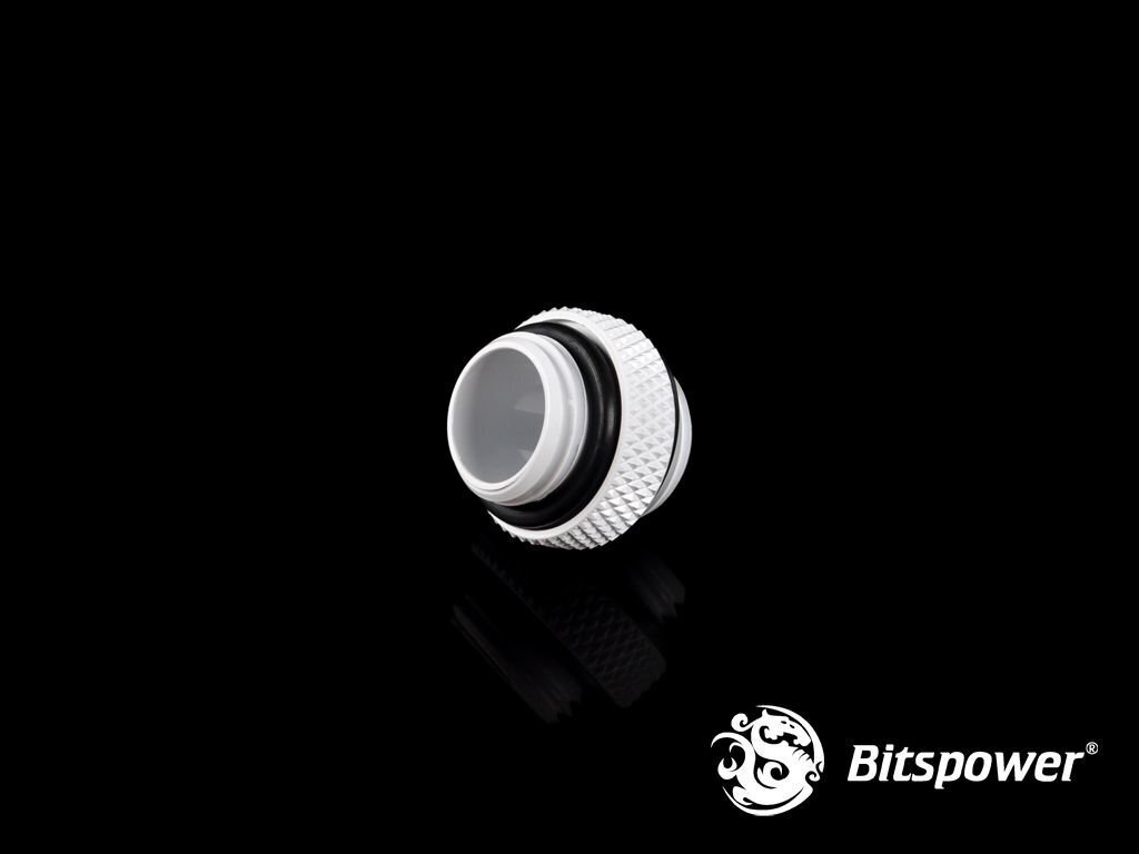 BitsPower Adapter 2x 1/4 "- White (BP-DWWP-C42) цена и информация | Ūdens dzesēšana - aksesuāri | 220.lv