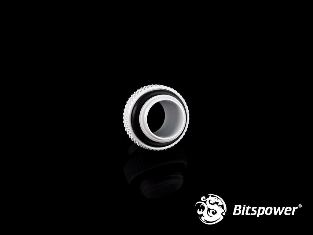 BitsPower Adapter 2x 1/4 "- White (BP-DWWP-C42) цена и информация | Ūdens dzesēšana - aksesuāri | 220.lv