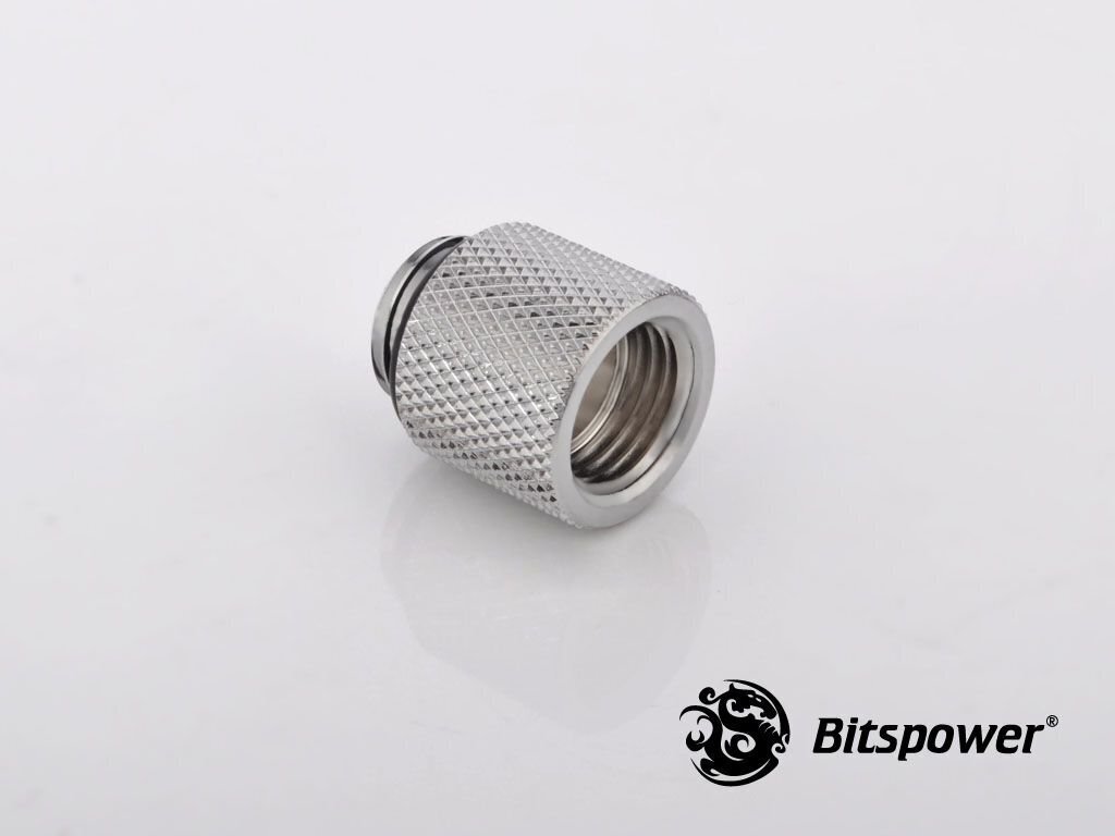 BitsPower G1/4", 15mm Silver (BP-WTP-C60) цена и информация | Ūdens dzesēšana - aksesuāri | 220.lv