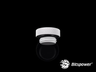 BitsPower Plug 1/4 "- White (BP-DWWP-C06) cena un informācija | Ūdens dzesēšana - aksesuāri | 220.lv