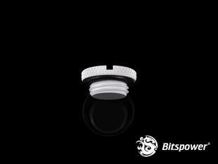 BitsPower Plug 1/4 "- White (BP-DWWP-C09) cena un informācija | Ūdens dzesēšana - aksesuāri | 220.lv