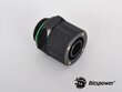 BitsPower straight connector 1/4 "for 11/8 mm hose - Black mat (BP-MBWP-C11J) цена и информация | Ūdens dzesēšana - aksesuāri | 220.lv