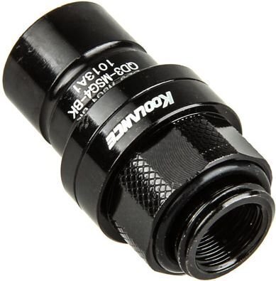 Koolance QD3 Male Quick Disconnect No-Spill Coupling, Male Threaded G 1/4 BSPP Black (QD3-MSG4-BK) cena un informācija | Ūdens dzesēšana - aksesuāri | 220.lv