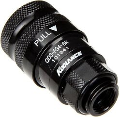 Koolance QD3 No-Spill quick release 1/4", Black (QD3-FSG4-BK) цена и информация | Водяное охлаждение - аксессуары | 220.lv