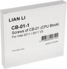 Lian Li Mounting screws cooling Intel LGA 2011 (CB-01-1) cena un informācija | Ūdens dzesēšana - aksesuāri | 220.lv