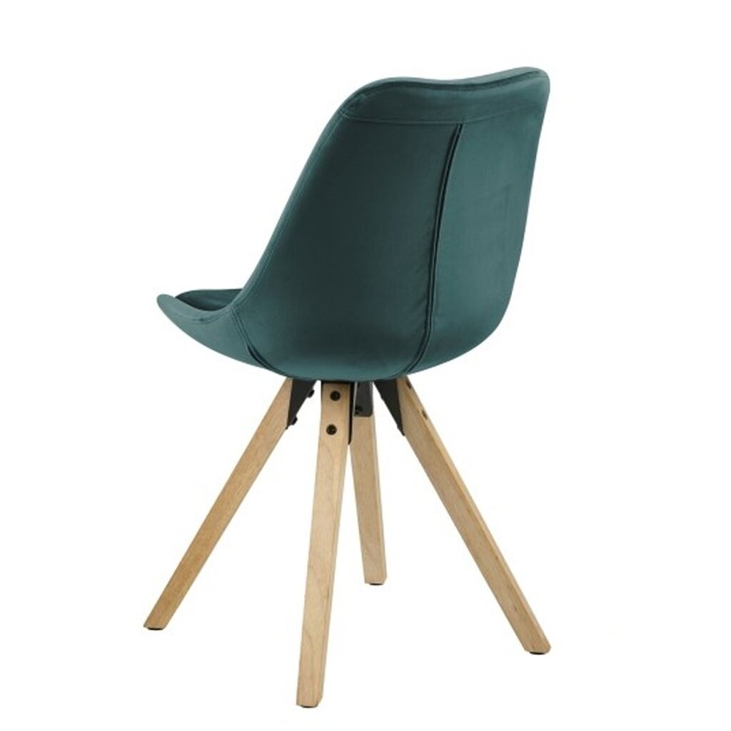 2 krēslu komplekts Dima, zaļš cena un informācija | Virtuves un ēdamistabas krēsli | 220.lv