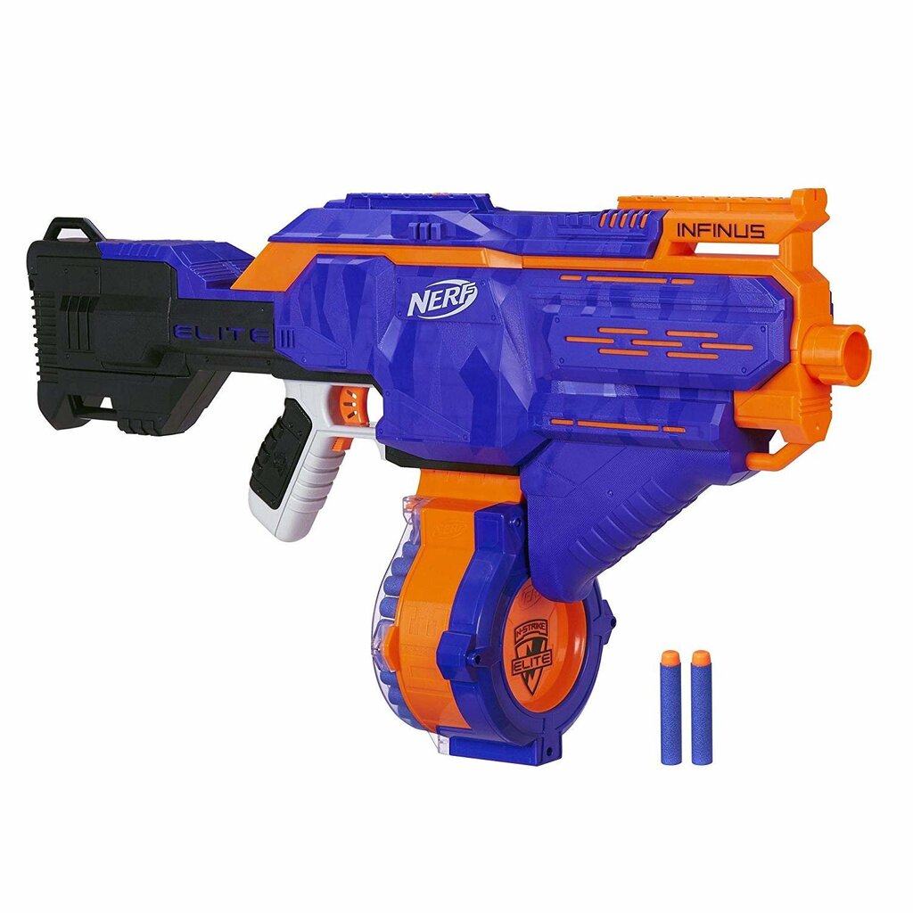 Игрушечная винтовка с барабаном Nerf N-Strike Elite Infinus Blaster цена |  220.lv