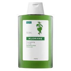 Attīrošs šampūns taukainiem matiem ar nātres ekstraktu Klorane 400 ml cena un informācija | Šampūni | 220.lv