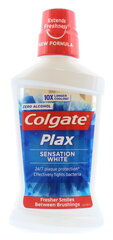 Mutes skalošanas līdzeklis Colgate Plax Sensation White 500 ml cena un informācija | Colgate Smaržas, kosmētika | 220.lv