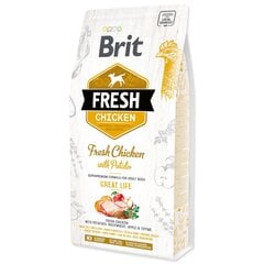 Brit Fresh Chicken Adult 12kg Suņiem цена и информация |  Сухой корм для собак | 220.lv