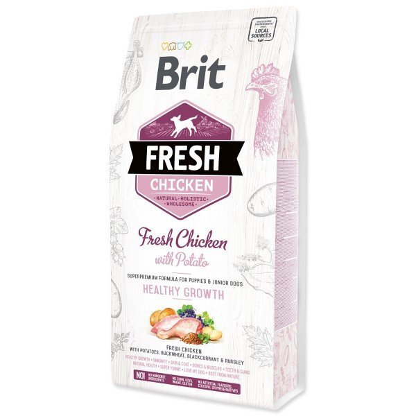 Brit Fresh Jauniem Kucēniem Ar Vistu Un Kartupeļiem, 2,5 Kg цена и информация | Sausā barība suņiem | 220.lv