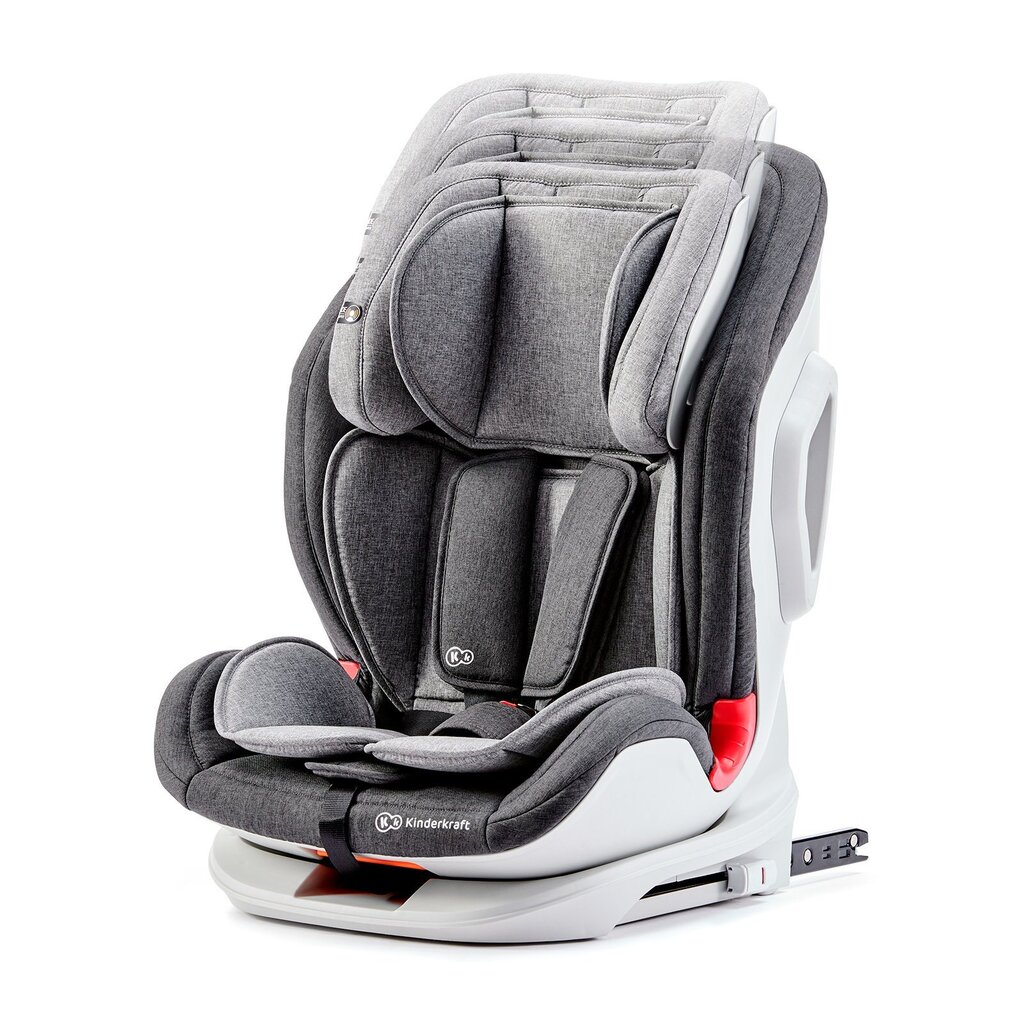 Autosēdeklis KinderKraft Oneto3 ISOFIX 9-36kg, Black/grey cena un informācija | Autokrēsliņi | 220.lv