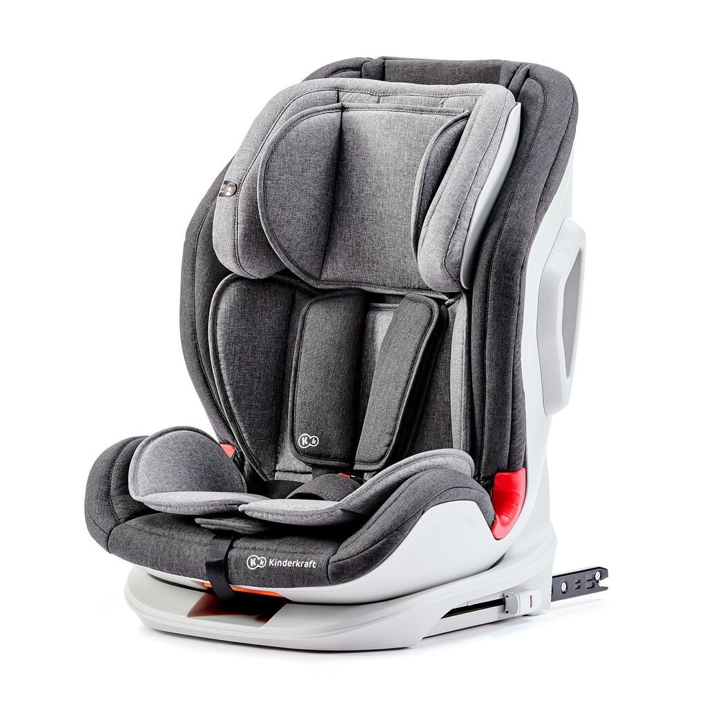 Autosēdeklis KinderKraft Oneto3 ISOFIX 9-36kg, Black/grey цена и информация | Autokrēsliņi | 220.lv
