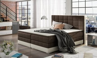 Кровать Damaso, 160х200 см, коричневая/кремовая цена и информация | Кровати | 220.lv