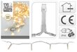 Ziemassvētku virtene, 120 LED cena un informācija | Ziemassvētku lampiņas, LED virtenes | 220.lv