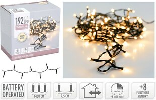 Рождественская гирлянда, 194 LED цена и информация | Гирлянды | 220.lv