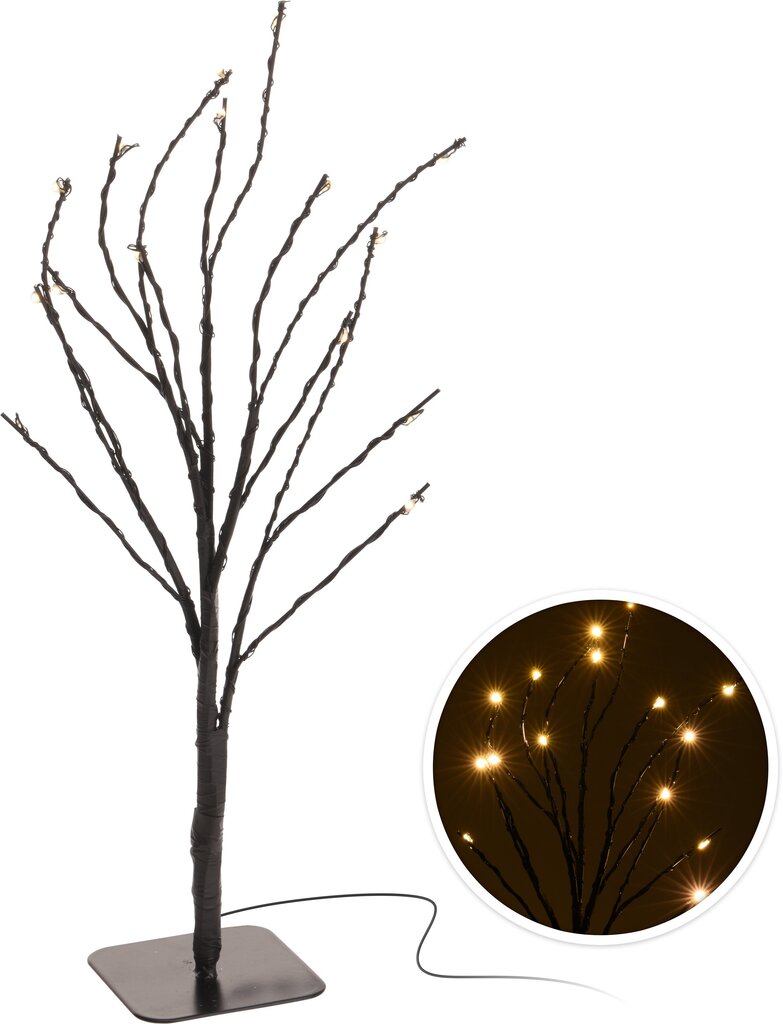 Ziemassvētku izgaismota rotājumu eglīte, 15 LED cena un informācija | Ziemassvētku dekorācijas | 220.lv