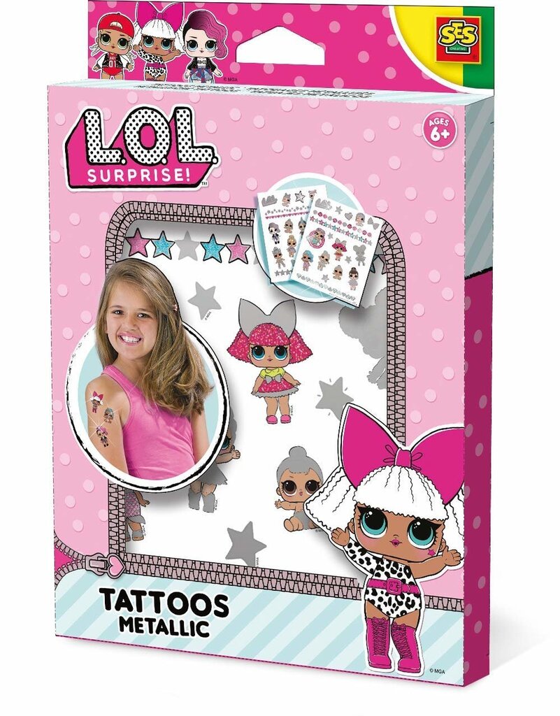 SES L.O.L. tetovējumi цена и информация | Rotaļlietas meitenēm | 220.lv