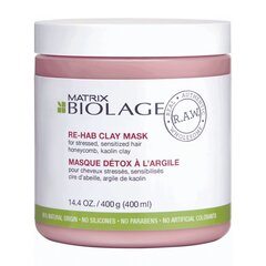 Matrix Biolage R.A.W. maska bojātiem matiem. Re-Hab 400 ml cena un informācija | Matu uzlabošanai | 220.lv