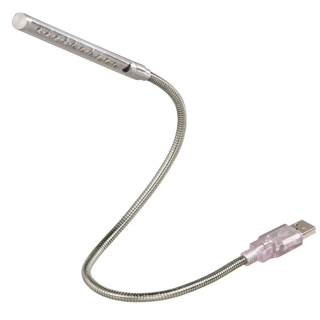 Hama USB LED lampa 39730 cena un informācija | Portatīvo datoru dzesēšanas paliktņi un citi piederumi | 220.lv