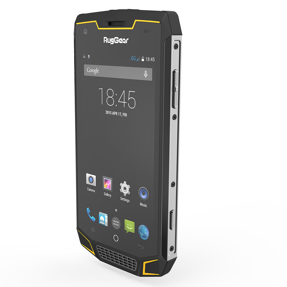 RugGear RG740, Dual SIM, Black/Yellow cena un informācija | Mobilie telefoni | 220.lv
