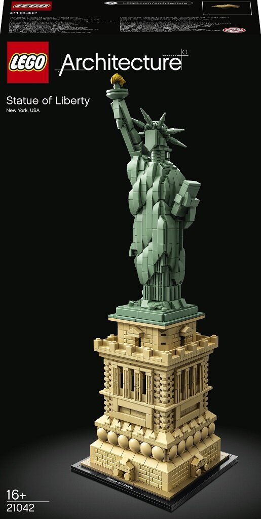 21042 LEGO® Architecture Brīvības statuja цена и информация | Konstruktori | 220.lv