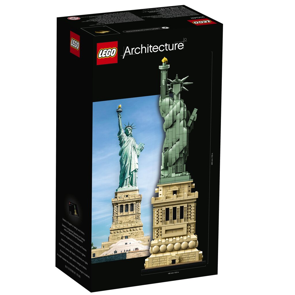 21042 LEGO® Architecture Brīvības statuja цена и информация | Konstruktori | 220.lv