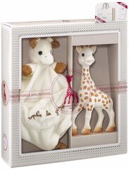 Vulli жираф набор прорезыватель для зубов Sophie la Girafe + мягкая игрушка для сна 000003 цена и информация | Игрушки для малышей | 220.lv