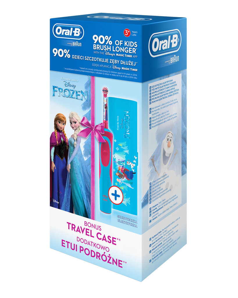 Braun Oral-B D12513 Frozen cena un informācija | Elektriskās zobu birstes | 220.lv