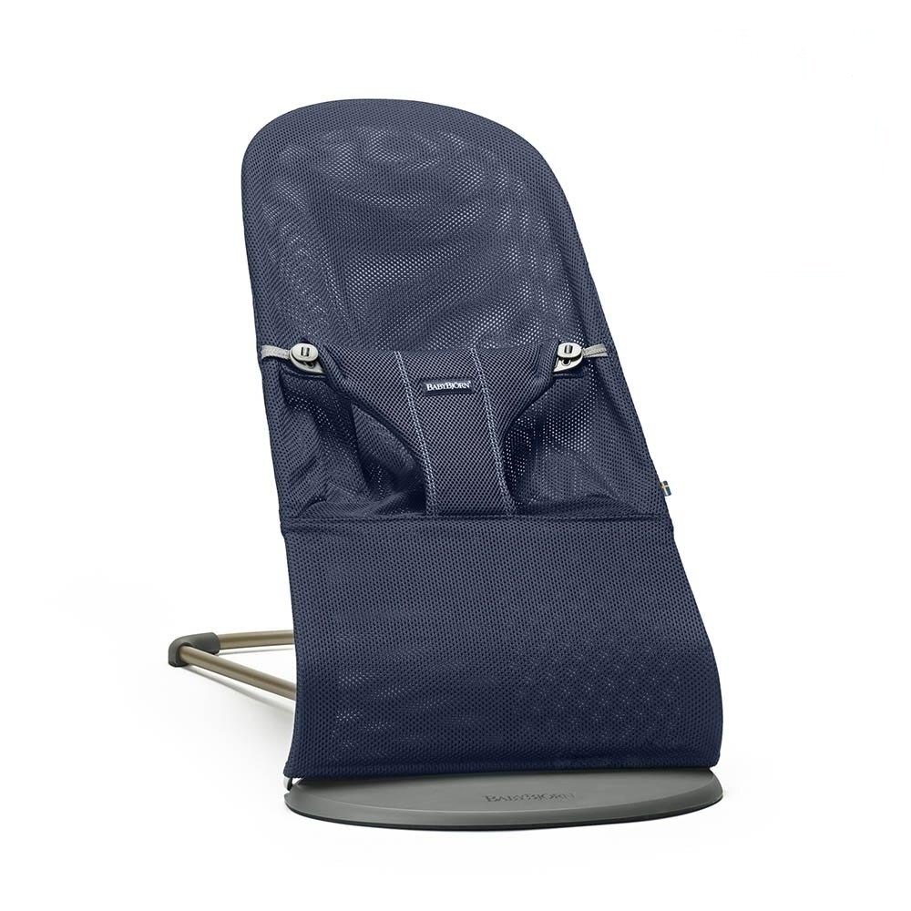 Babybjörn šūpuļkrēsls Bliss Navy blue mesh, 006003 cena un informācija | Bērnu šūpuļkrēsliņi | 220.lv