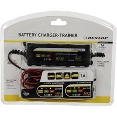 Automātisks 5 pakāpju akumulatoru lādētājs Dunlop цена и информация | Зарядные устройства для аккумуляторов | 220.lv