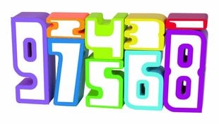 Коллекция цифр - кубиков 9 Simba Eichhorn, 3 + цена и информация | Развивающие игрушки | 220.lv