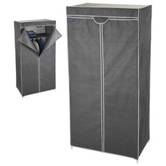 Текстильный шкаф, вешалка, серый цена и информация | Шкафы | 220.lv