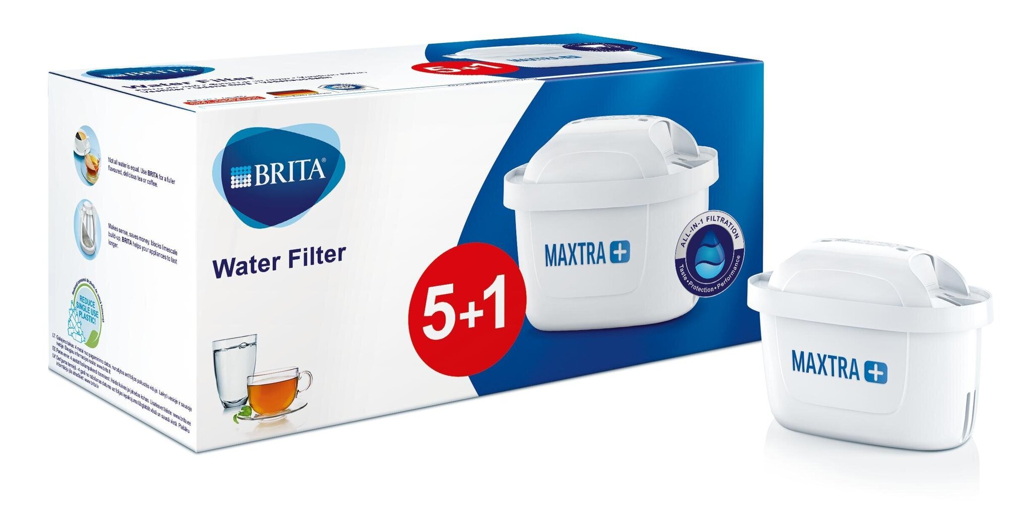 Brita Maxtra+, 5+1 gab. cena un informācija | Ūdens filtri | 220.lv