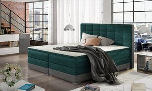 Кровать Damaso, 180х200 см, зеленая/серая цена и информация | Кровати | 220.lv