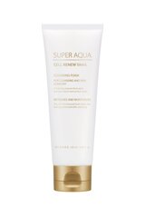 Atjaunojošās putas ar gliemežu gļotu ekstraktu Missha Super Aqua Cell Renew Snail 100 ml цена и информация | Средства для очищения лица | 220.lv