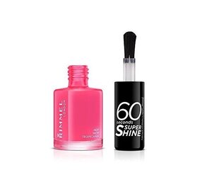 Ātri žūstošā nagu laka Rimmel London 60 Seconds Super Shine 8 ml cena un informācija | Nagu lakas, stiprinātāji | 220.lv