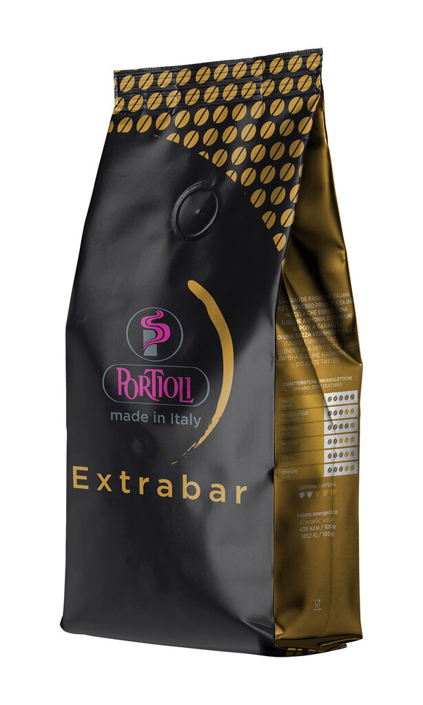 PORTIOLI EXTRA BAR, 1kg. cena un informācija | Kafija, kakao | 220.lv