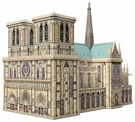3D puzle Parīzes katedrāle Ravensburger, 12523, 324 gab. cena un informācija | Puzles, 3D puzles | 220.lv