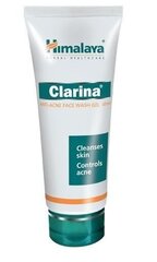 Sejas mazgāšanas želeja Himlaya Herbal Healthcare Clarina pret pūtītēm 60 ml цена и информация | Средства для очищения лица | 220.lv