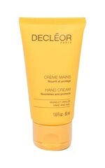 Питательный крем для рук Decleor Aroma Comfort Creme Mains Nutrrit Et Protege 50 мл цена и информация | Кремы, лосьоны для тела | 220.lv