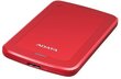 Adata Classic HV300 2TB 2.5" USB3.1, Sarkans cena un informācija | Ārējie cietie diski | 220.lv