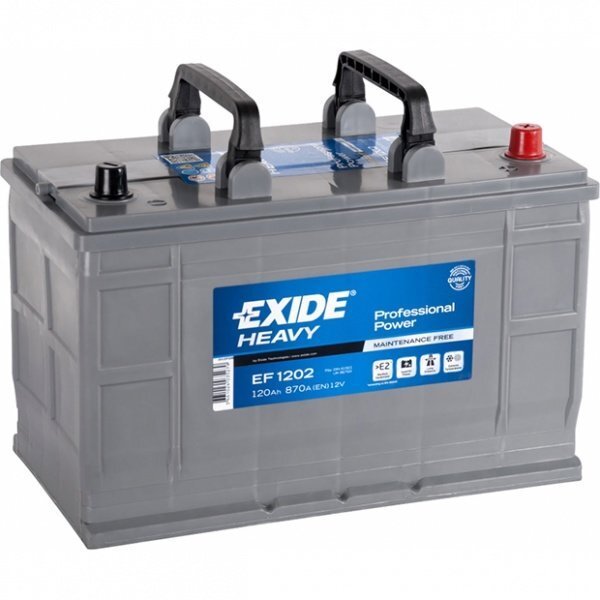 Akumulators EXIDE EF1202 120 Ah 870 A cena un informācija | Akumulatori | 220.lv