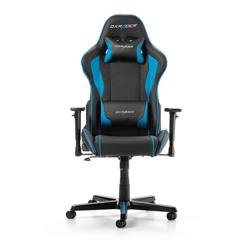 Spēļu krēsls DXRacer Formula F08-NB, melns/zils cena un informācija | Biroja krēsli | 220.lv