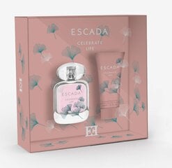 Komplekts Escada Celebrate Life sievietēm: EDP 30 ml + ķermeņa losjons 50 ml cena un informācija | Sieviešu smaržas | 220.lv