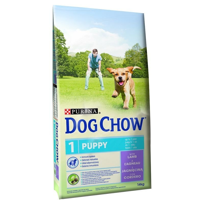 Purina Dog Chow ar jēra garšu, 14 kg cena un informācija | Sausā barība suņiem | 220.lv