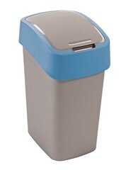 Curver atkritumu spainis Flip Bin, 10 l, pelēka / zila цена и информация | Мусорные баки | 220.lv