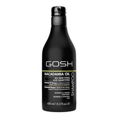 Barojošs šampūns Gosh Macadamia Oil 450 ml cena un informācija | Šampūni | 220.lv