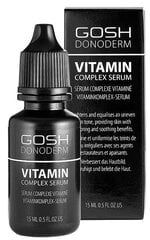 Mitrinošs sejas serums Gosh Donoderm Vitamin Complex 15 ml цена и информация | Сыворотки для лица, масла | 220.lv